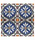 Al-Andalus - carreaux faits à la main 10 cm - plusieurs motifs - - modèle 36