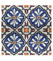 Andalusian Tile - 10 cm - Handmade - Model 45