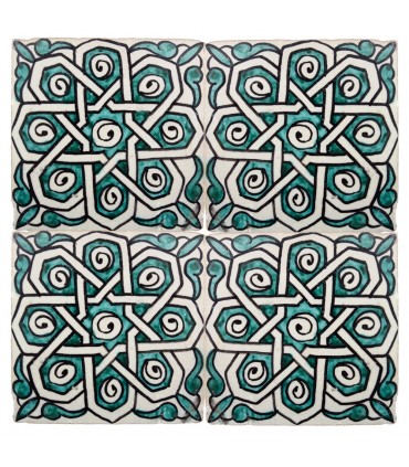 Al-Andalus - piastrelle artigianali di 10cm - parecchi disegni - - modello 36