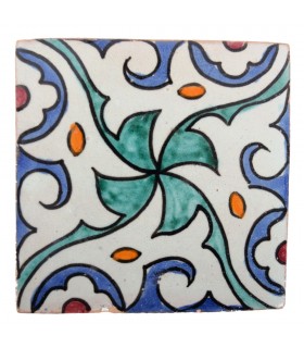 Azulejo Andalusí - 10 cm - Varios Diseños- Artesanal- Modelo 51