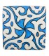 Al-Andalus - 10 cm - several designs - handcrafted tile - model 36