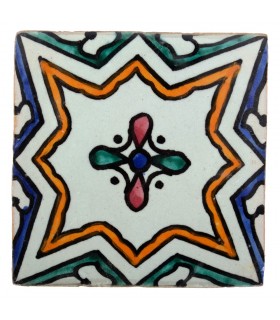 Al-Andalus - 10 cm - several designs - handcrafted tile - model 36