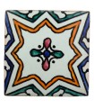 Andalusian Tile - 10 cm - Handmade - Model 54