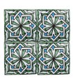 Andalusian Tile - 10 cm - Handmade - Model 55