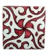Al-Andalus - 10 cm - verschiedene Designs - handgefertigte Fliesen - Modell 36
