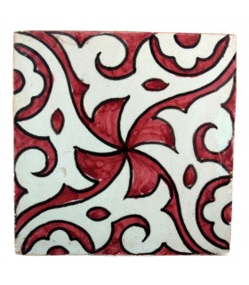 Al-Andalus - carreaux faits à la main 10 cm - plusieurs motifs - - modèle 36