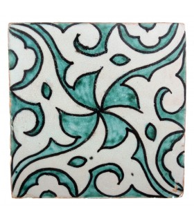 Azulejo Andalusí - 10 cm - Varios Diseños- Artesanal- Modelo 58