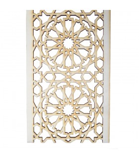 Lattice Arabic bayonets-wood cutting by Laser-model 1