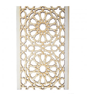 Lattice Arabic bayonets-wood cutting by Laser-model 1
