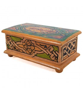 Caja Árabe - Hecho y Pintado a Mano - Colores Alegres - Calidad