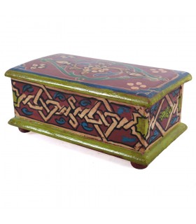 Caja Árabe - Hecho y Pintado a Mano - Colores Alegres - Calidad