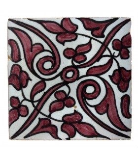 Al-Andalus - carreaux faits à la main 10 cm - plusieurs motifs - - modèle 36
