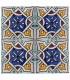 Al-Andalus - piastrelle artigianali di 10cm - parecchi disegni - - modello 36