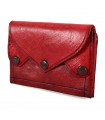 Leather Leather Wallet - Clip Closure - Caravan Model