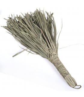 Escoba de Mano Artesanal Palmito - 46 cm - Ideal para Alfombras