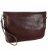 Tasche handgemachtes Leder - Hand oder hängende - 2 Fächer - Snap - in verschiedenen Farben - 31 cm