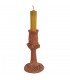 Candelabro de Barro - Artesanal - Realizado Artesanalmente - 15 cm