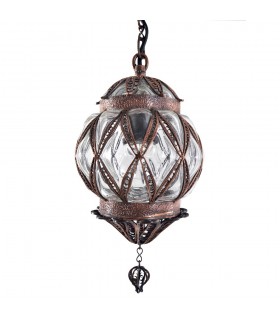 Lámpara Turca  - Cristal Fundido y Soplado - Diseño Sultan - 30 cm
