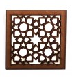 Celosia Arabe Calada - Diseño Alhambra - Iman Nevera - Modelo 4