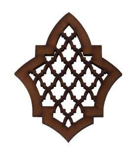 Celosia Arabe Calada - Diseño Alhambra - Iman Nevera - Modelo 6