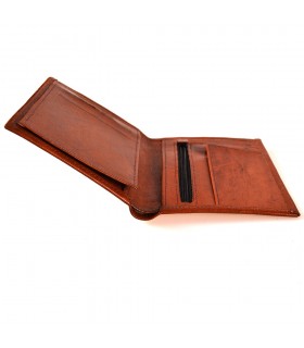 Wallet Leather Wallet - Model Zeina - Handcrafted