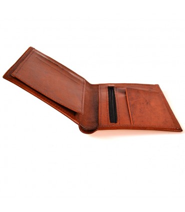 Wallet Leather Wallet - Model Zeina - Handcrafted