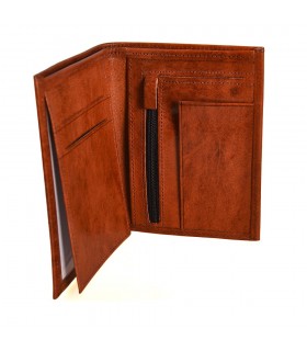 Wallet Leather Wallet - Model Zeina - Handcrafted