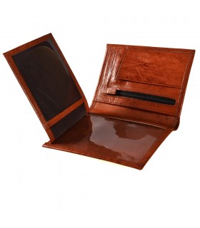 Wallet Leather Wallet - Model Zeina - Handcrafted