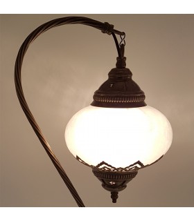 Nachttischlampe - Crackled Glass - Modell KASAB