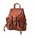 Sac à dos en cuir fait main - 4 poches - Modèle Hasam