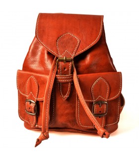 Mochila Cuerto Artesanal - 4 Bolsillos - Modelo Hasam