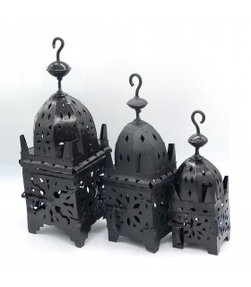 Farol Cuadrado de Hierro para Vela - 3 Tamaños - NOVEDAD
