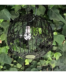 Lâmpada esférica Forge Lattice - Exterior - Jardim Ideal - Modelo Asjar