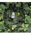 Lámpra Esfera Celosía Forja - Exerior - Ideal Jardín - Modelo Asjar