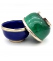 Spice Bowl - Ceramic and Nickel Silver - Kadah Model