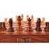 Échecs pliants en bois - Jetons faits à la main - Modèle Akla