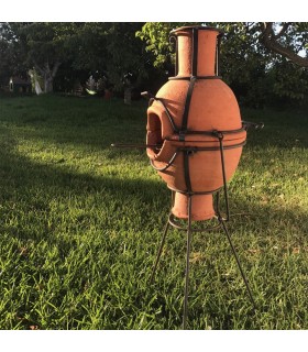 Barbacoa Grande - Forja y Barro - Artesanal - Modelo Chawi