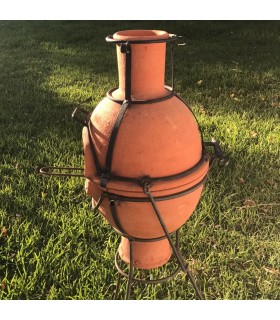 Barbacoa Grande - Forja y Barro - Artesanal - Modelo Chawi