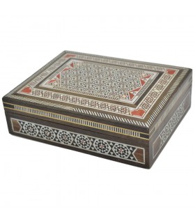 Caja Taracea Rectáncular - Siria - Modelo Mayadin - 18 cm