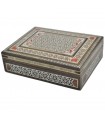 Caja Taracea Rectangular - Siria - Modelo Mayadin - 18 cm