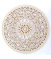 Celosia Arabe Calada - Madera Corte por Laser - Modelo 7 - 20 cm
