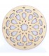 Celosia Arabe Calada - Posa Vasos - Madera Corte por Laser - Modelo 9 - 10 cm