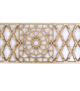 Arabic Openwork Celosia - Wood Laser Cut - Model 10 - 50 cm