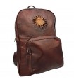 Mochila Cuero - 3 Bolsillos - 100% Cuero - Modelo SOL