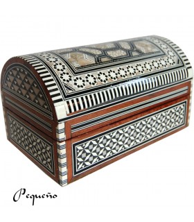 Schmuck Box Kofferraum - Velvet - Intarsien Ägypten - 2 Größen