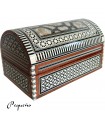 Jewelery Box Trunk - Velvet - Inlaid Egypt - 4 Sizes