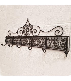 Forge hanger or hanger - 6 arms - DELUXE - Moroccan Arabe - Model HASIRA