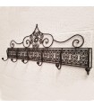 Wrought iron coat rack or hanger - 6 arms - DELUXE - Moroccan Arab - Model HASIRA