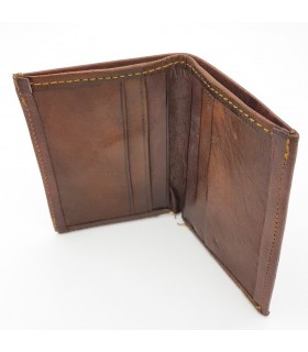 Tarjetera Billetera para Hombre -  100 % Cuero Natural - Modelo TAKA