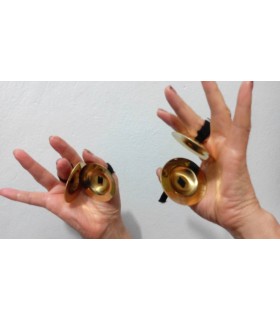 Castañuelas o crotalos Arabes - Platillos de dedo - Bronce